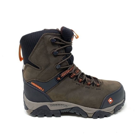 Merrell Men's J45315 Phaserboud Composite Toe Waterproof Safety Side Zip Boots - Picture 1 of 9